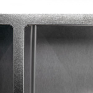 ZLINE 36" Undermount Double Bowl Sink Stainless Steel, SR50D-36S