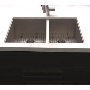 ZLINE 36" Undermount Double Bowl Sink Stainless Steel, SR60D-36S