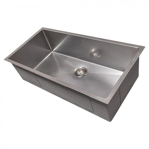 ZLINE 36" Undermount Single Bowl Sink DuraSnow Stainless Steel, SRS-36S