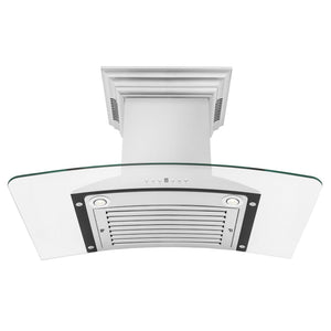 ZLINE 36" Wall Range Hood, Stainless, Bluetooth Speakers, KNCRN-BT-36
