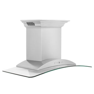 ZLINE 36" Wall Range Hood, Stainless, Bluetooth Speakers, KNCRN-BT-36
