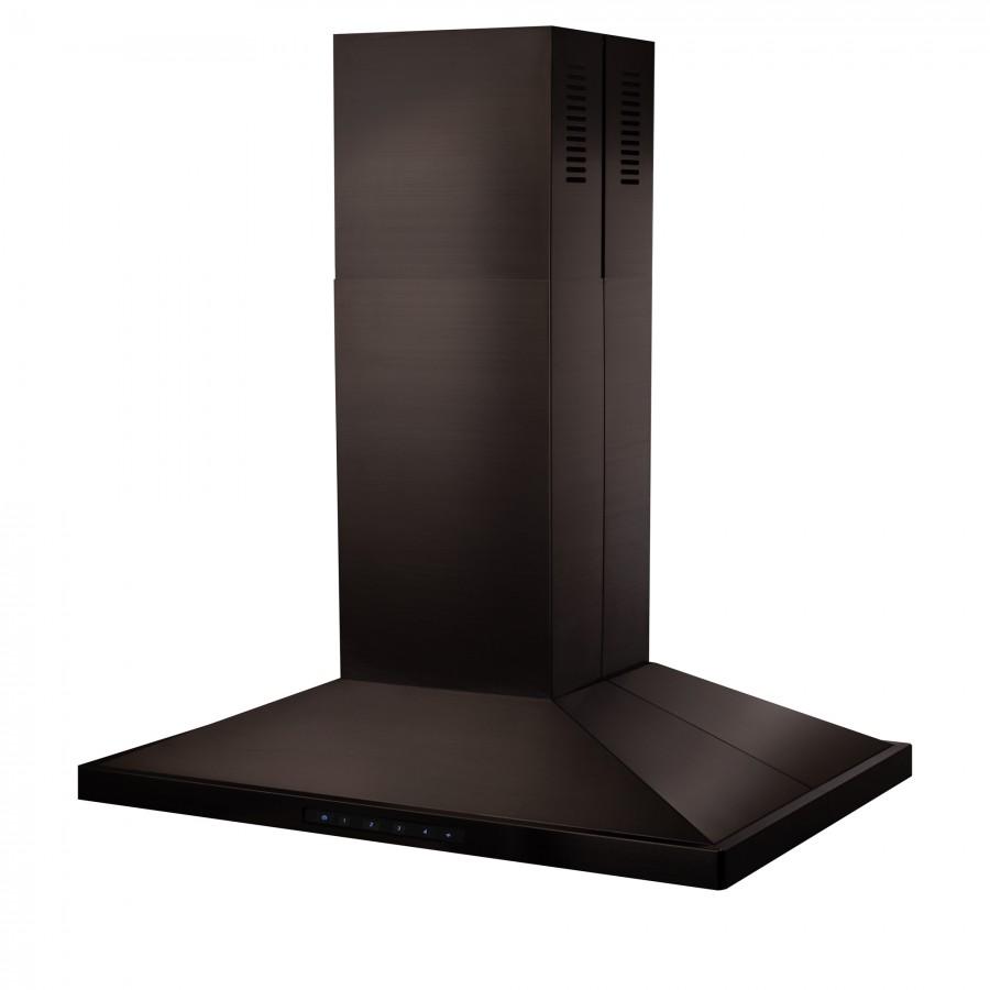 ZLINE 42" Island Range Hood in Black Stainless Steel, BSGL2iN-42 - 42" / Black