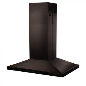 ZLINE 42" Island Range Hood in Black Stainless Steel, BSGL2iN-42