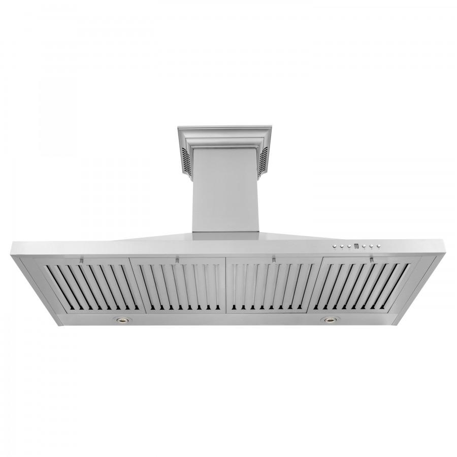 ZLINE 42" Wall Range Hood, Built-in CrownSound® Bluetooth Speakers, KBCRN-BT-42