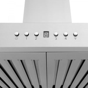 ZLINE 42" Wall Range Hood, Built-in CrownSound® Bluetooth Speakers, KL3CRN-BT-42