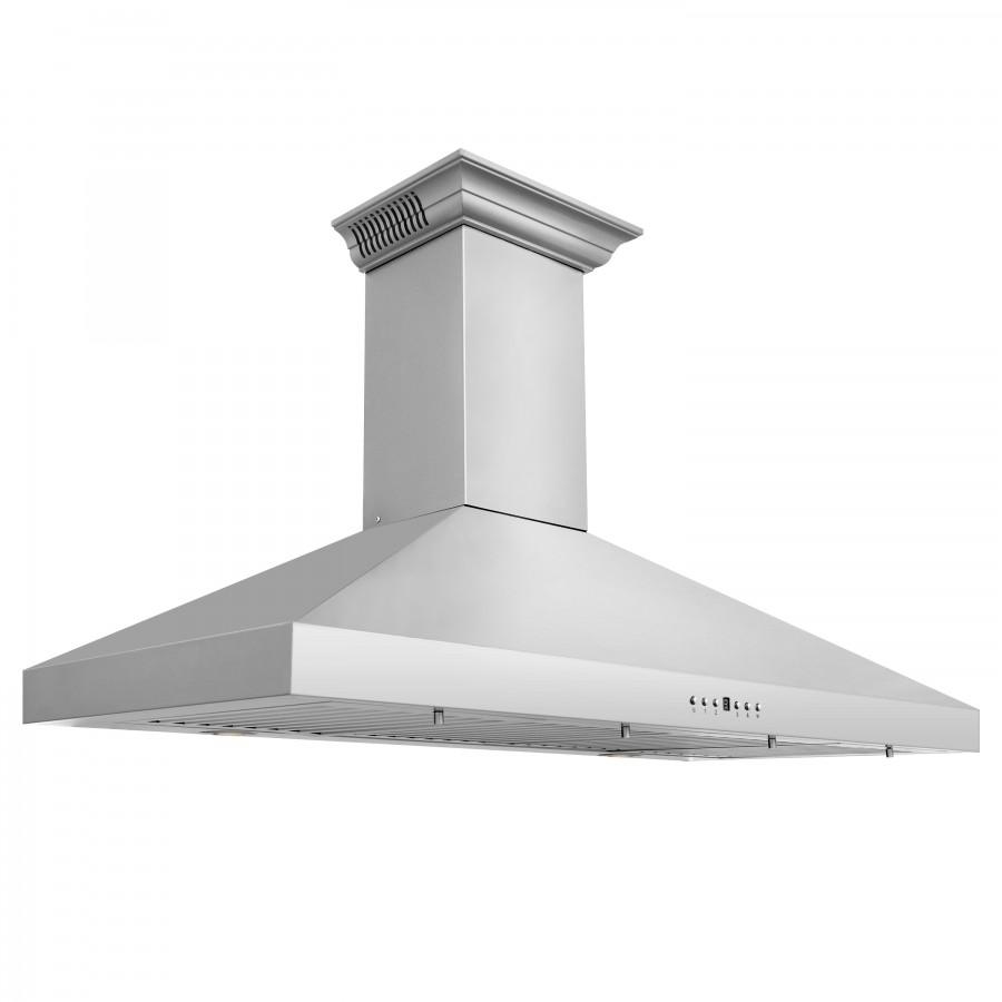ZLINE 42" Wall Range Hood, Built-in CrownSound® Bluetooth Speakers, KL3CRN-BT-42