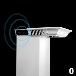 ZLINE 42" Wall Range Hood, Built-in CrownSound® Bluetooth Speakers, KL3CRN-BT-42