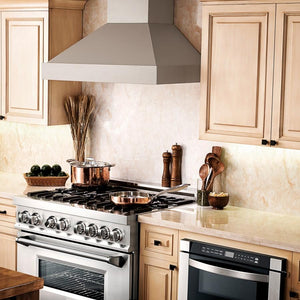 ZLINE 42" Wooden Wall Range Hood in Gray, KBUU-42