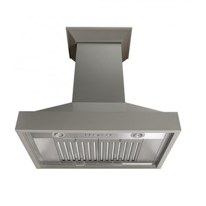 ZLINE 42" Wooden Wall Range Hood in Gray, KBUU-42