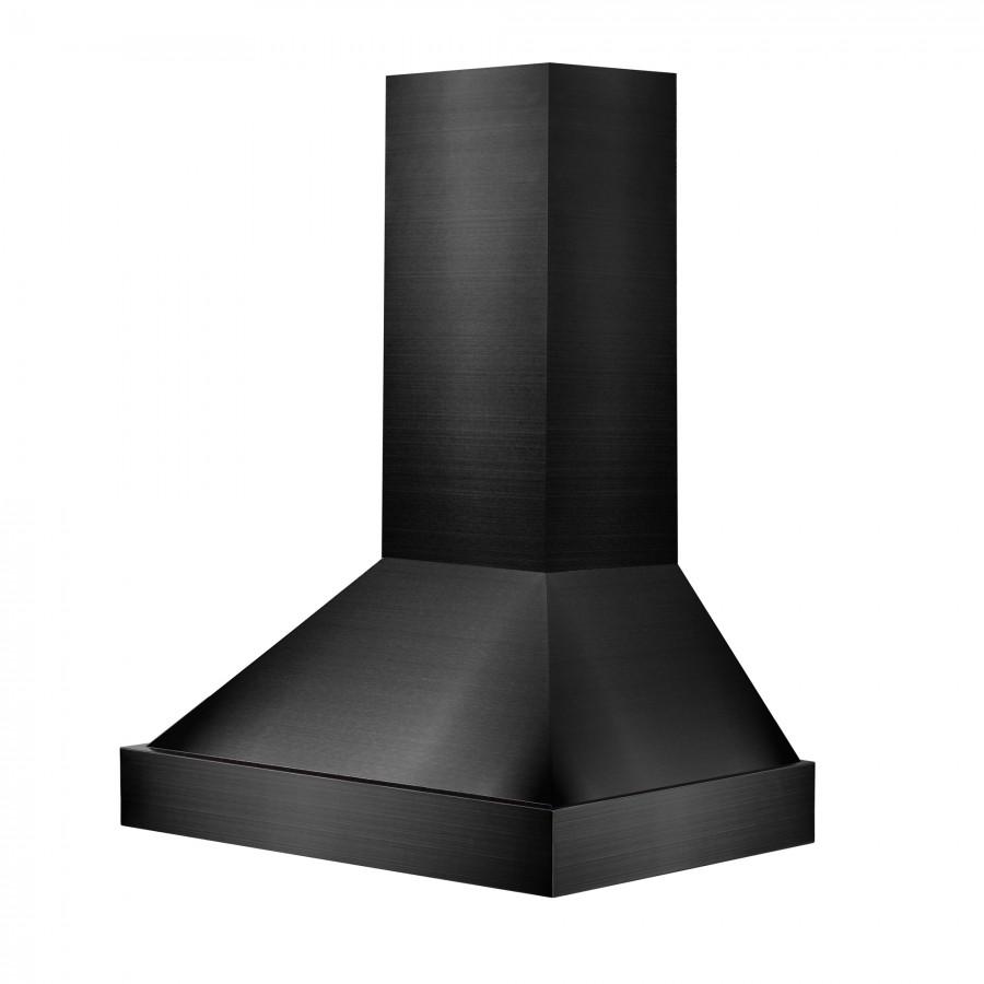 ZLINE 48" Black Stainless Steel Wall Mount Range Hood, BS655N-48 - 48" / Black