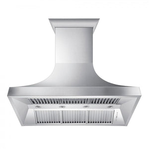 ZLINE 48" Designer Snow Stainless Finish Wall Range Hood, 8632S-48