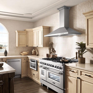 ZLINE 48" Wall Range Hood, Built-in CrownSound® Bluetooth Speakers, KBCRN-BT-48