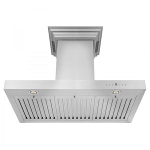 ZLINE 48" Wall Range Hood, Built-in CrownSound® Bluetooth Speakers, KECRN-BT-48
