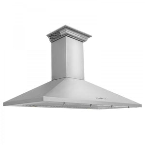 ZLINE 48" Wall Range Hood, Built-in CrownSound® Bluetooth Speakers, KL2CRN-BT-48