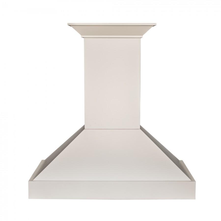 ZLINE 48" Wooden Wall Range Hood in Cottage White, KBTT-48