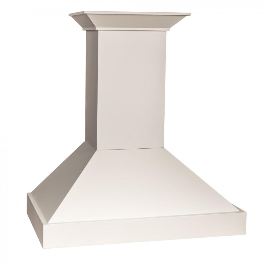 ZLINE 48" Wooden Wall Range Hood in Cottage White, KBTT-48 - 48" / White