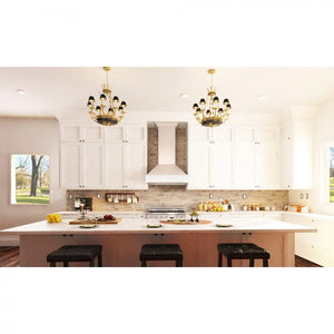 ZLINE 48" Wooden Wall Range Hood in Cottage White, KBTT-48