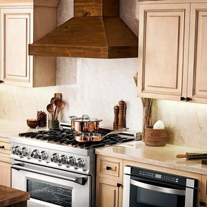 ZLINE 48" Wooden Wall Range Hood in Walnut,  KBRR-48
