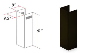 ZLINE 5 Ft. Chimney Extension For Ceilings Up To 12.5 Ft. 8KBB-E