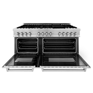 ZLINE 60" Professional Dual Fuel Range In Stainless Steel, RA60