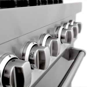 ZLINE 60" Professional Dual Fuel Range In Stainless Steel, RA60