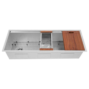 ZLINE Garmisch 45" Undermount Single Bowl, DuraSnow Stainless, SLS-45S