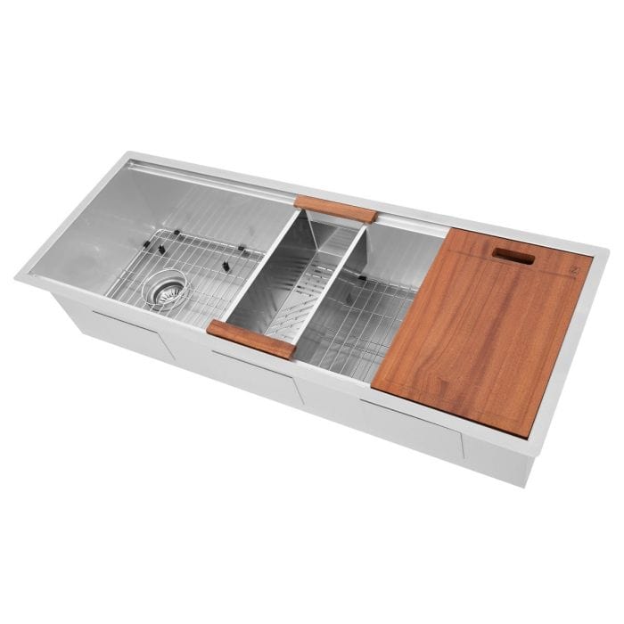 ZLINE Garmisch 45" Undermount Single Bowl, DuraSnow Stainless, SLS-45S - 45"