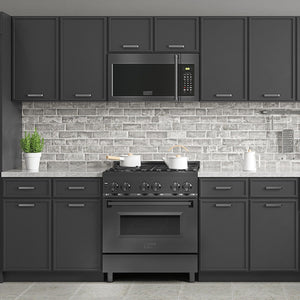 ZLINE Over Range Microwave, Black Stainless MWO-OTR-H-30-BS