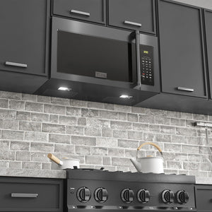 ZLINE Over Range Microwave, Black Stainless MWO-OTR-H-30-BS