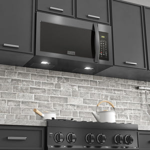 ZLINE Over The Range Microwave Oven, Black Stainless, MWO-OTR-30-BS