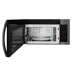 ZLINE Over The Range Microwave Oven, Black Stainless, MWO-OTR-30-BS