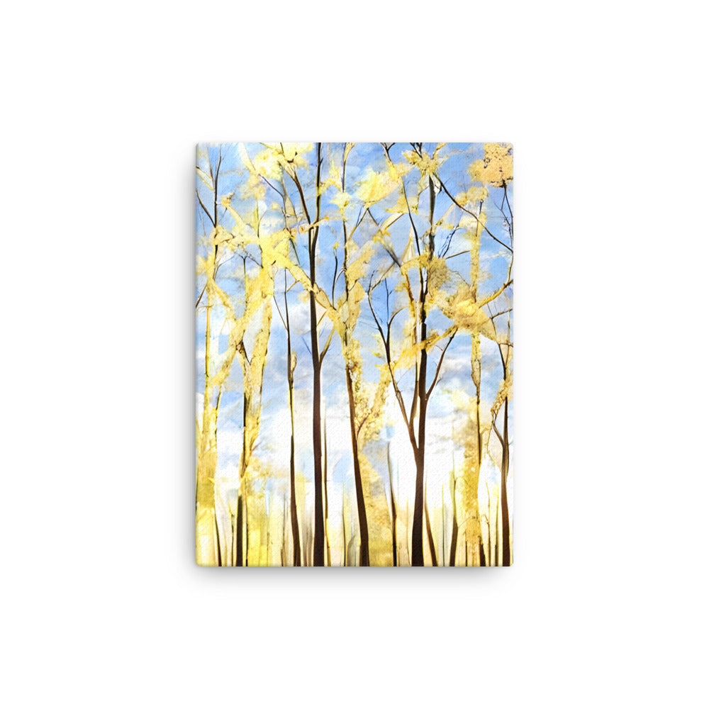 Golden Forest - 12″×16″ / Stretched Canva