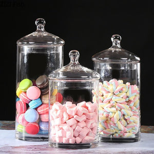 Minimalist Glass Candy Jar