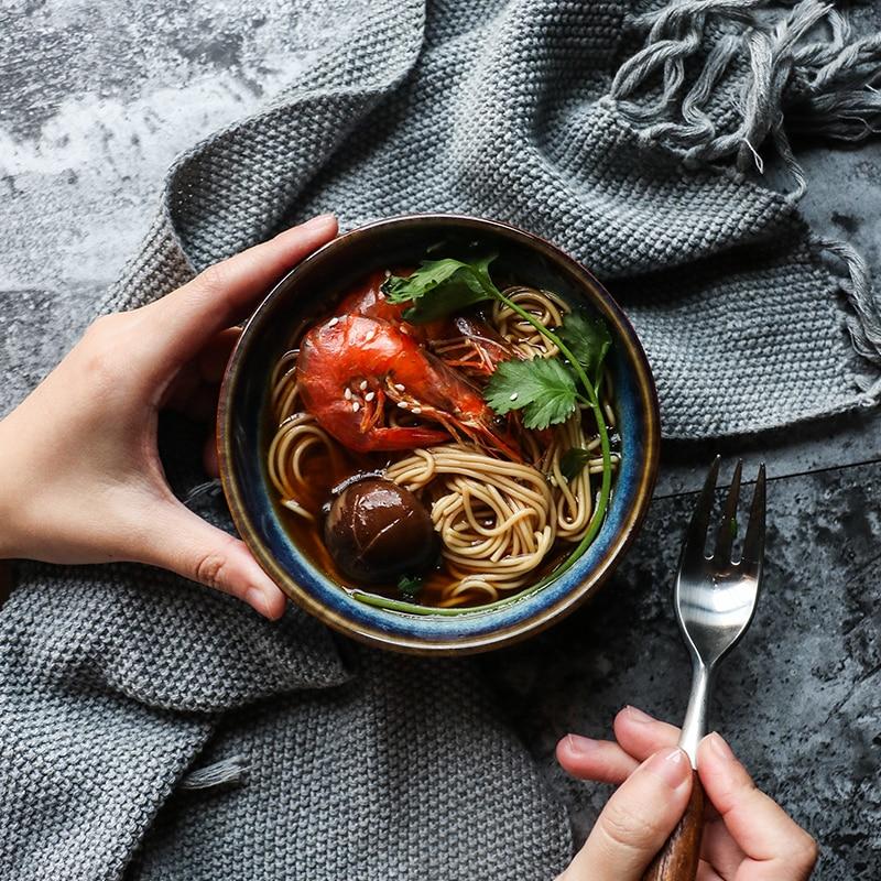 Glazed Blue Eye Of Cat Bowl.