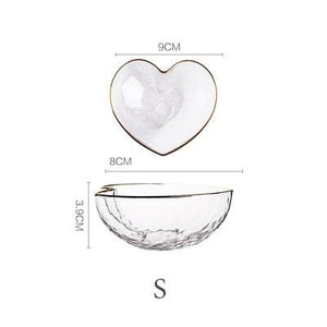 Heart-Shaped Bowl & Cup