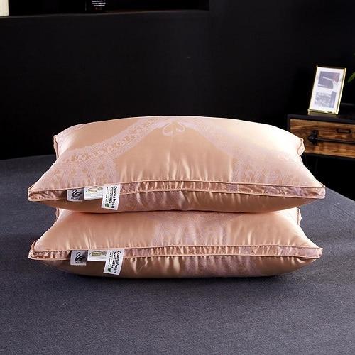 White Vincenzo  Goose Down Pillows.