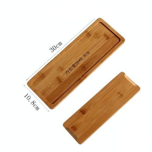 Bamboo Wood Sushi Plate - D--S