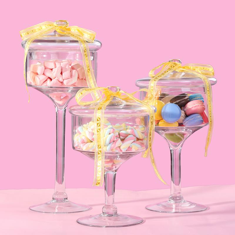 Wedding Glass Candy Jar