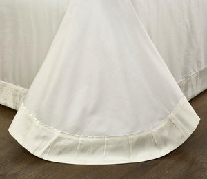 Warm White Lancelot Duvet Cover Set (Premium Egyptian Cotton) (Jacquard)