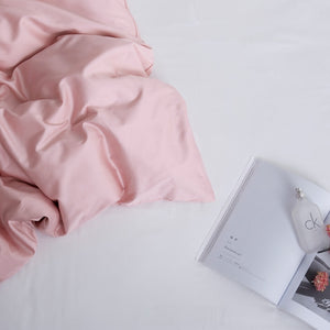 Pink pillowcases.
