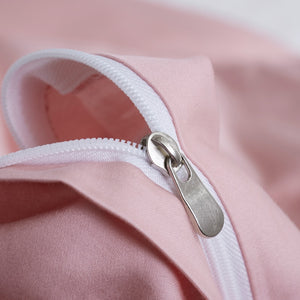 Flamingo Grace Silk Duvet Cover Set (Premium Egyptian Cotton) 600TC