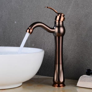 Lily Single-Hole Vintage Bathroom Faucet in ORB color.