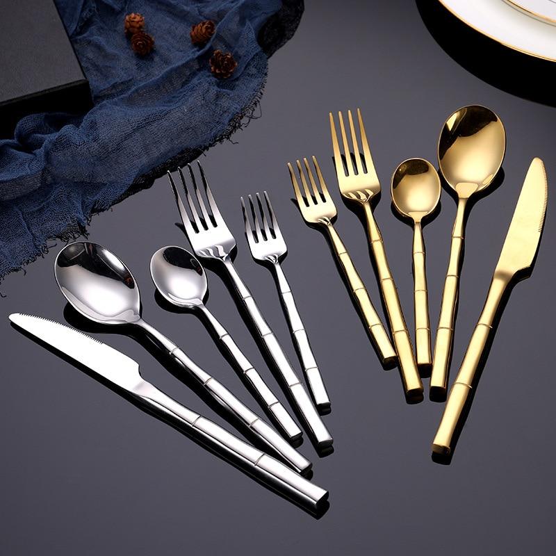 Luxury Stainless Steel 24-Piece Flatware Set – Prime Stash